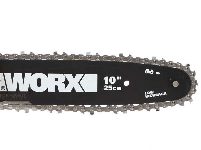 Worx WG322E.1 - Elettrosega a batteria 20V 2 Ah - Lama da 25cm
