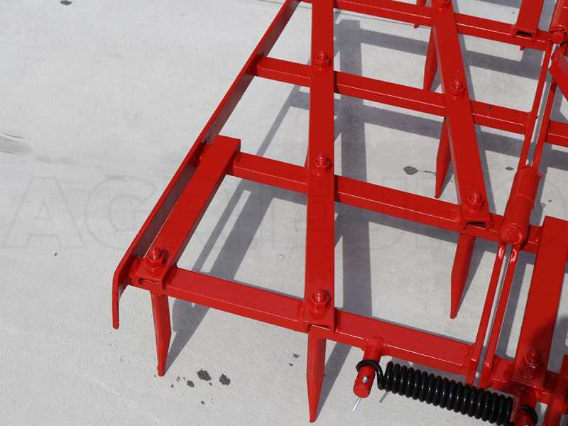 Erpice a denti fissi EPL40 - Serie leggera - Portato/Trainato - 40 denti richiudibile - 200cm