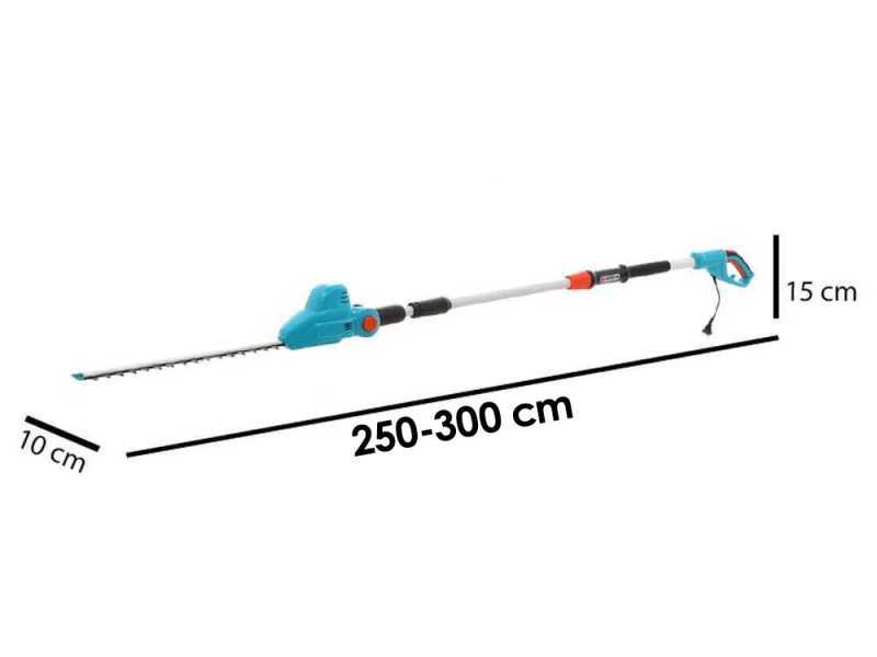 Gardena THS 500/48 - Tagliasiepi elettrico su asta di prolunga telescopica - Lama da 48 cm