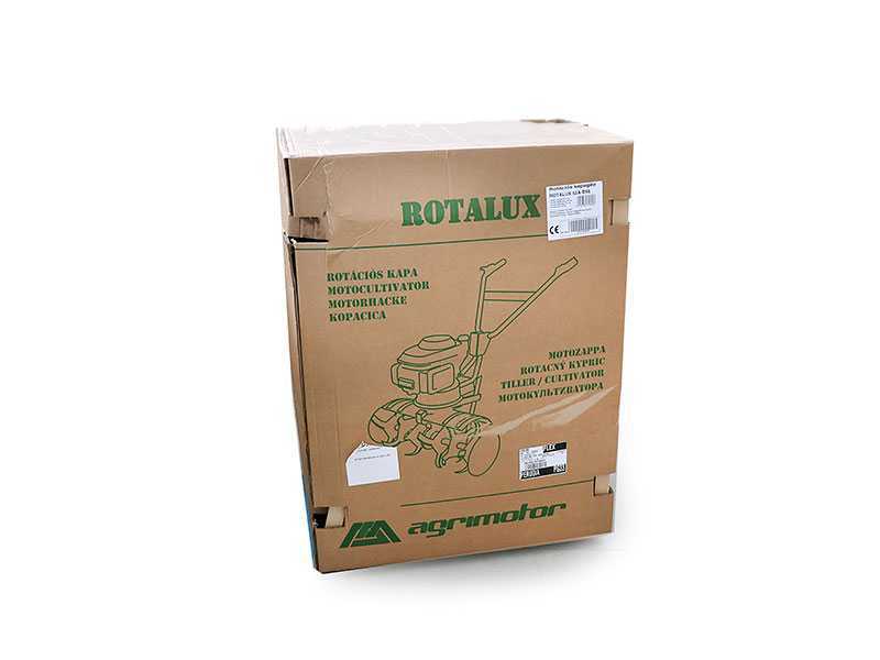Motozappa Rotalux 52A H55 con fresa 75 cm - Motore Honda da 166 cc - 1 marcia avanti