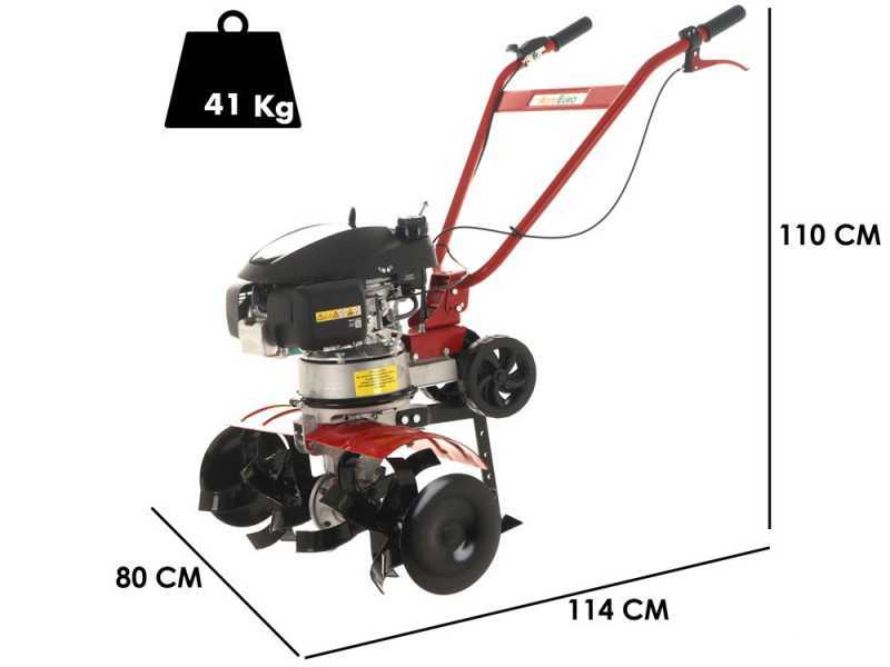 Motozappa Rotalux 52A H55 con fresa 75 cm - Motore Honda da 166 cc - 1 marcia avanti