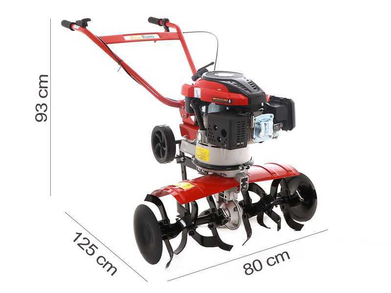Motozappa Rotalux 52A L60 con fresa 75 cm - Motore Loncin da 196 cc - 1 marcia avanti