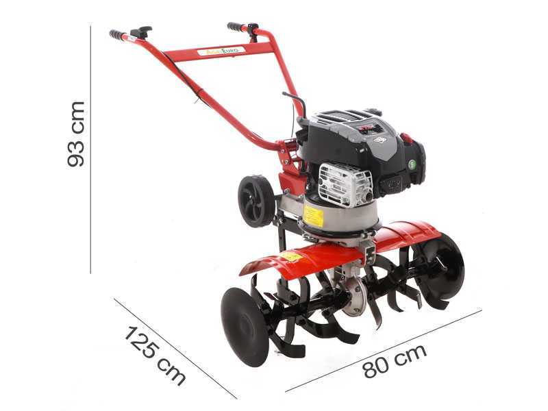 Motozappa Rotalux 52A B55 con fresa 75 cm - Motore B&amp;S da 163 cc - 1 marcia avanti