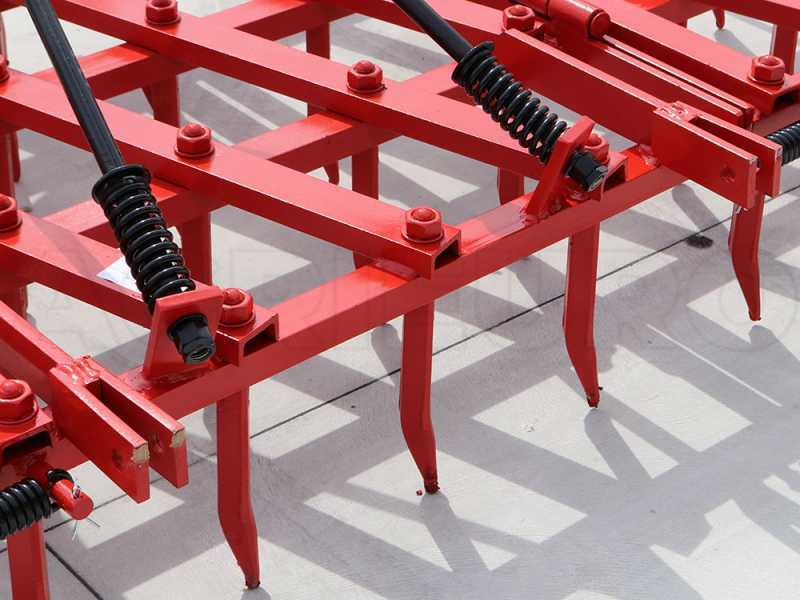 Erpice a denti fissi EPPR50 - Serie pesante rinforzato - Portato/Trainato - 50 Denti - 250cm