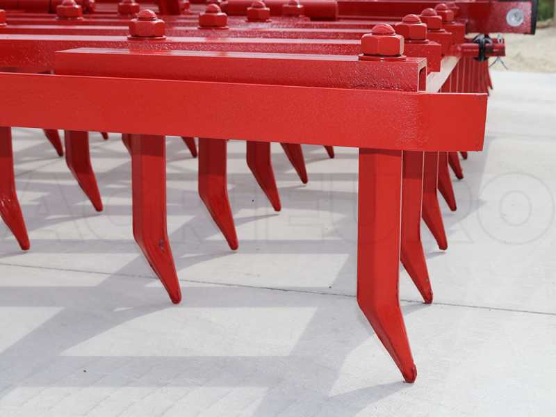 Erpice a denti fissi EPPR60 - Serie pesante rinforzato - Portato/Trainato - 60 Denti - 300cm