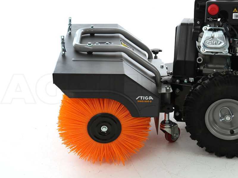 STIGA SWS800G - Motopazzatrice a scoppio - Pala da neve - Box di raccolta