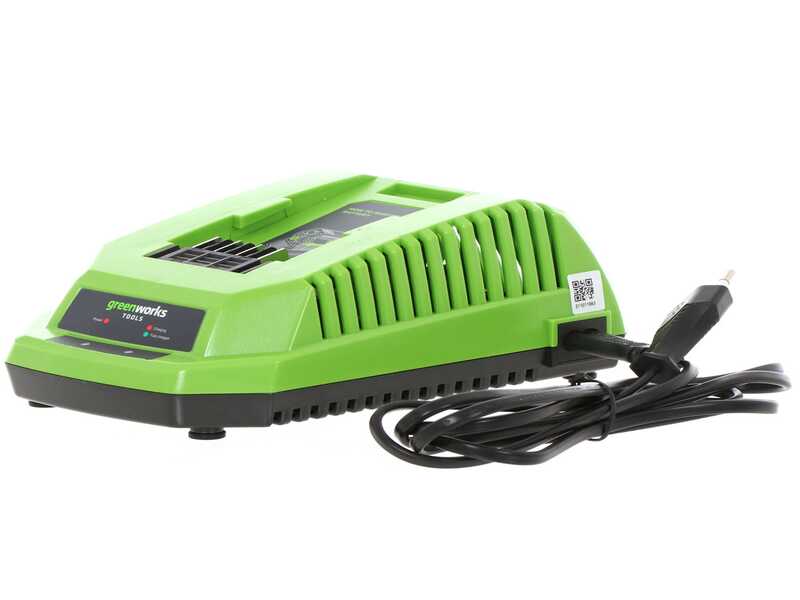 Tagliasiepi/Potatore elettrico orientabile Greenworks 2ah - 40V