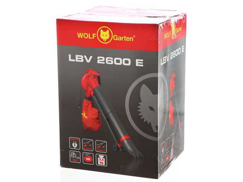 Wolf Garten LBV 2600 E - Soffiatore aspiratore per foglie elettrico