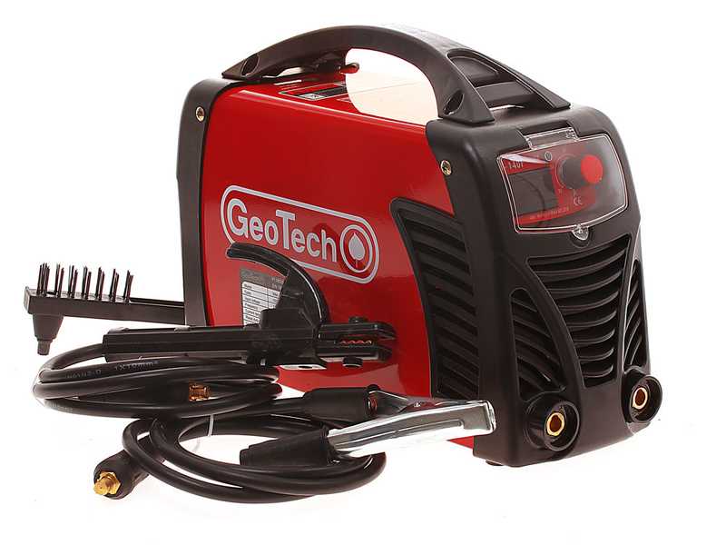 GeoTech WM-140 F - Saldatrice inverter a elettrodo a corrente continua - 140 A - con Kit MMA