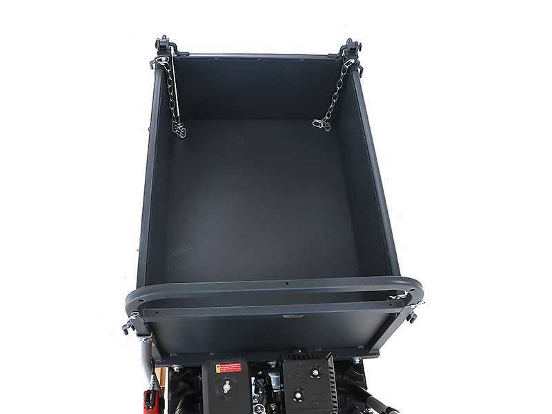 Blackstone TB 3250 F - Motocarriola cingolata sponde apribili - Portata 320Kg