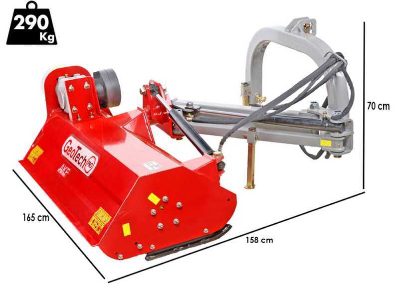 GeoTech-Pro AKF150 - Trincia argini laterale per trattore - Serie leggera