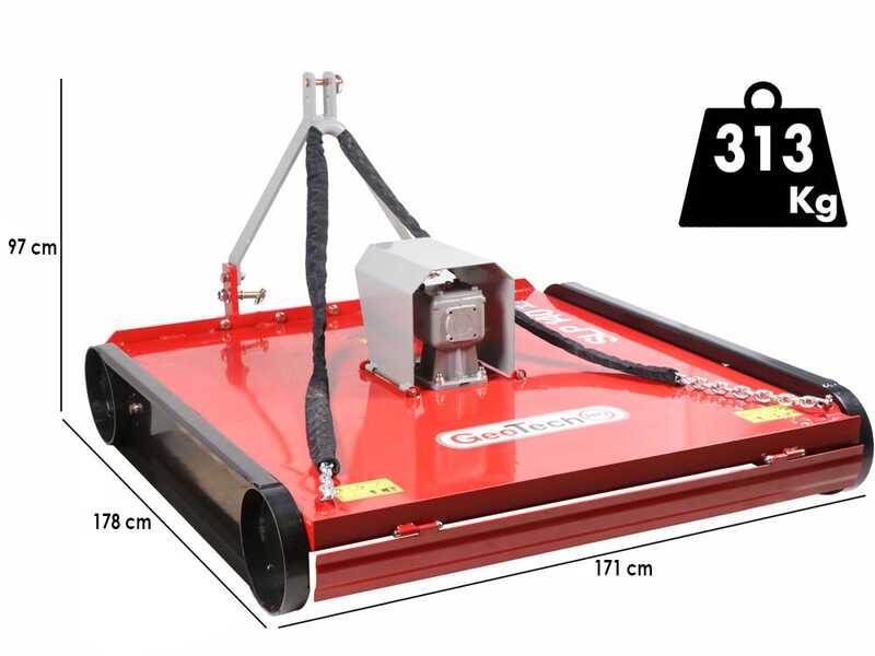 GeoTech-Pro SLP 160 - Girotrincia piatto ad asse verticale per trattore