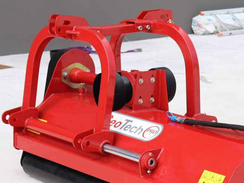 GeoTech-Pro RMF140 - Trinciaerba per trattore - Serie medio-pesante - Reversibile - Spostamento idraulico