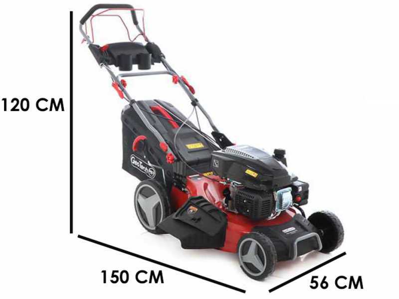 GeoTech-Pro S53-225 BMSGW - Tagliaerba a scoppio trazionato - 224cc - Lama da 53cm