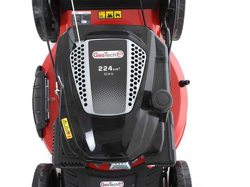 Rasaerba trazionato GeoTech PRO S53-225 BMSGW - 224cc - 4in1 - con lama da 53cm