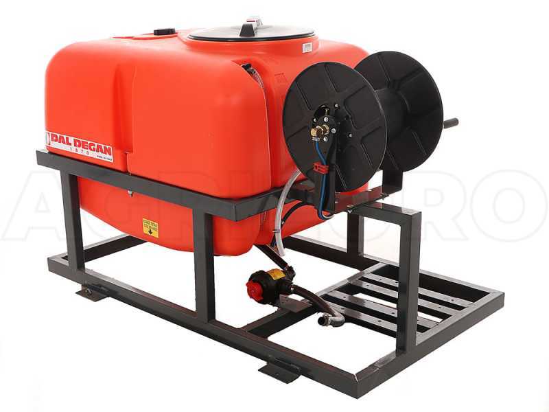 Dal Degan Tornado 500L - Gruppo irrorante mobile per pianale - Avvolgitubo - Su pick-up