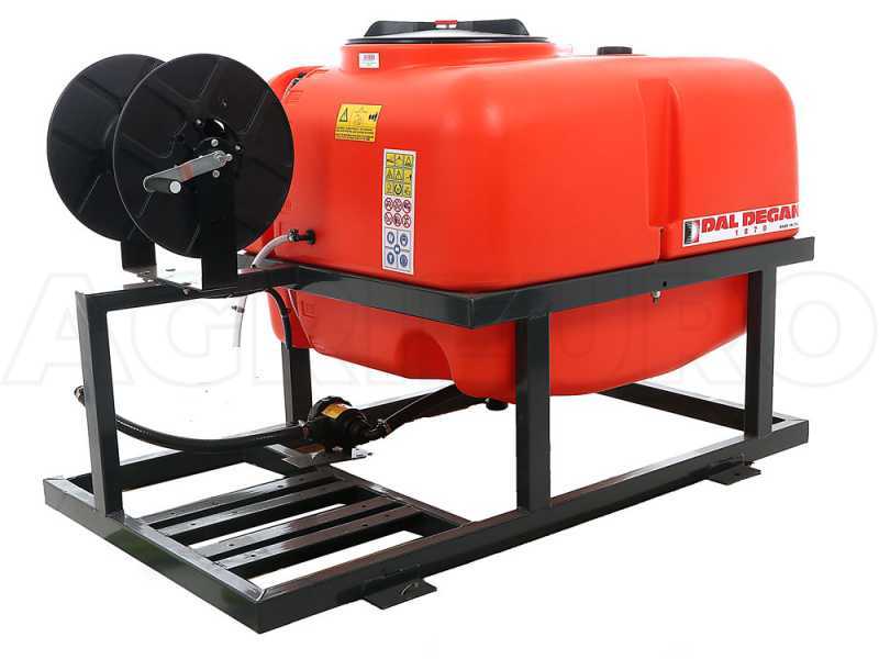 Dal Degan Tornado 500L - Gruppo irrorante mobile per pianale - Avvolgitubo - Su pick-up