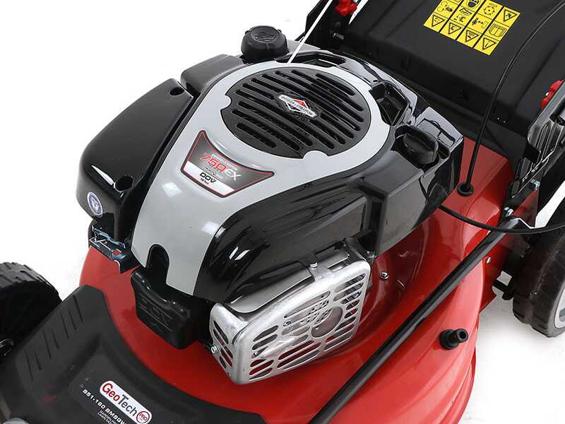 Rasaerba trazionato GeoTech PRO S51-160 BMSGW BS750 motore Briggs&amp;Stratton 750 EX
