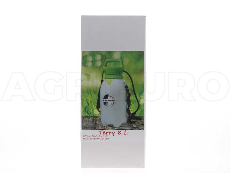 Dal Degan Terry - Pompa irroratrice portatile a batteria - elettrica a spalla - 8L