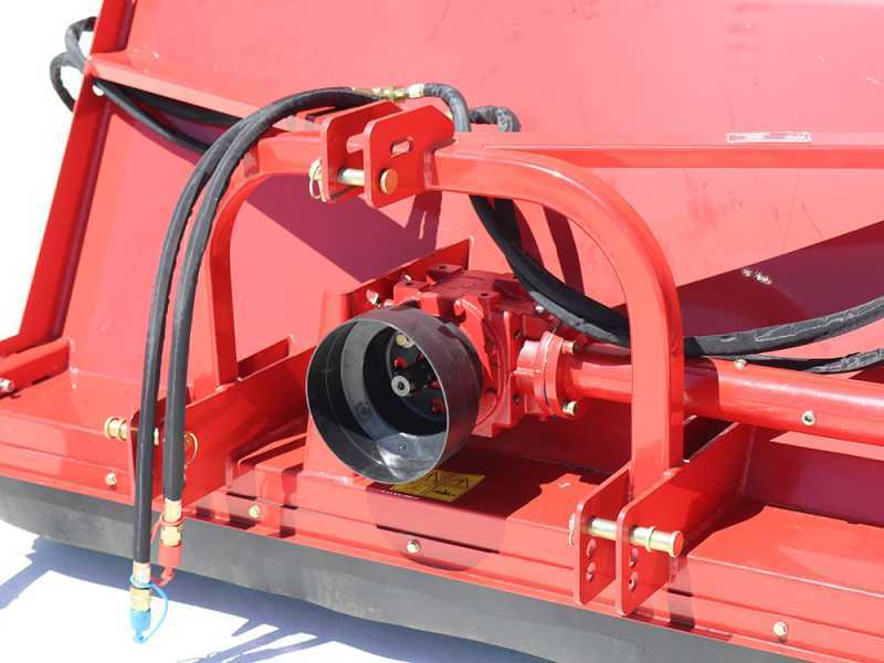 Trinciaerba per trattore con cesto di raccolta GeoTech Pro CFL120 - trincia raccoglitore