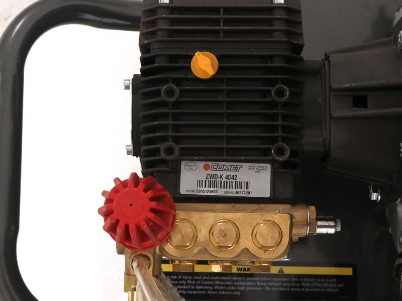 Idropulitrice industriale a scoppio ZWDK 15/290 - 290 bar - 900 l/h - Con pompa Comet ZWD-K - motore Honda GX 390