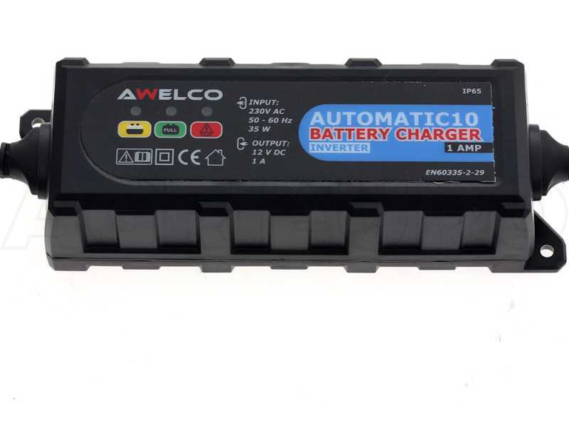 Awelco Automatic 10 - Caricabatterie inverter automatico - 12V - batterie fino a 30A