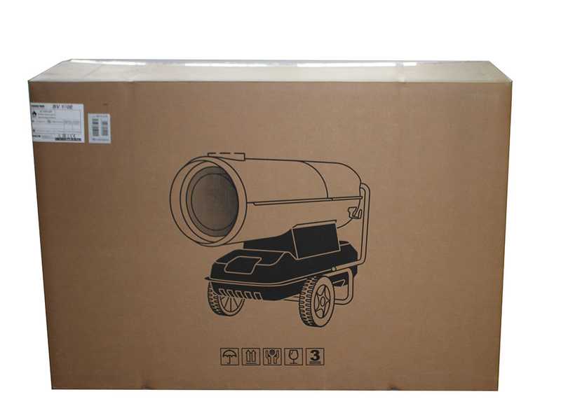 Master BV 110 E - Generatore di aria calda a gasolio indiretto - 33 kw