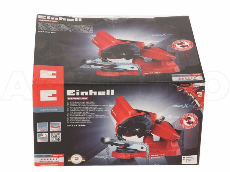 Einhell GE-CS 18 Li - Affilatore a batteria per catene motoseghe - SENZA BATTERIE E CARICABATTERIE