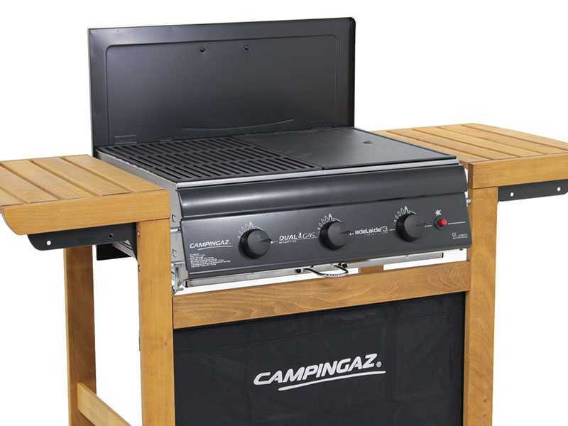 Campingaz 3 Series Adelaide 3 Woody Dualgas - Barbecue a gas o metano