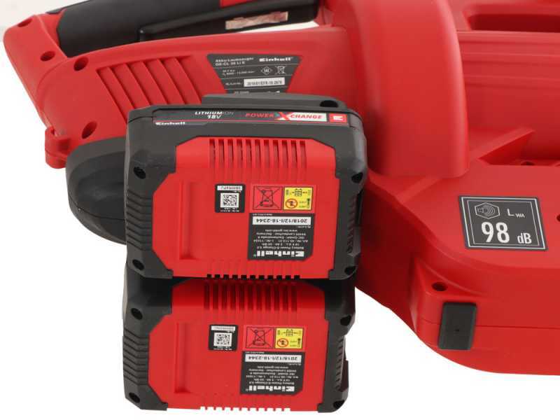Einhell GE-CL Li E - Soffiatore - Aspiratore per foglie - 2x18V/4Ah