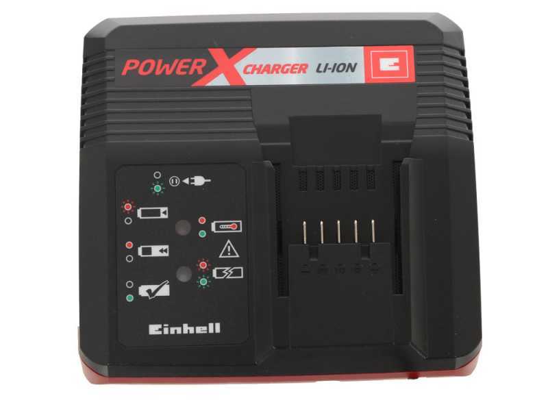 Soffiatore A Batteria Einhell GC-CL 18/1 Li E + Kit Starter Power X-Change 4.0 Ah - Senza Fili, Leggero, Per Foglie E Pulizia Esterna