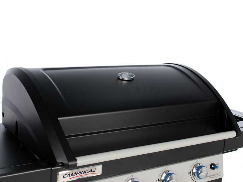 Campingaz 4 Series LS Plus D Dualgas - Barbecue a gas o metano con forno, piastra e griglia, culinary modular