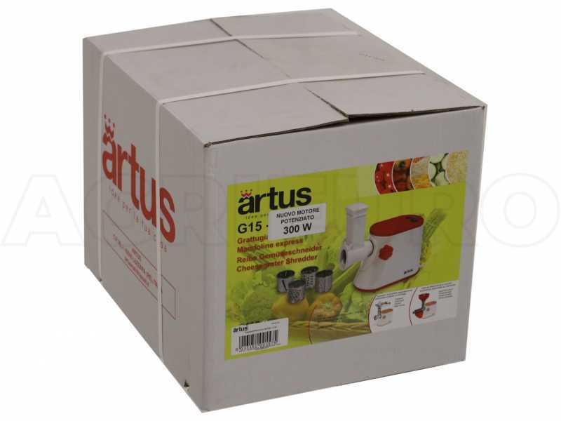 ARTUS G15 - Grattugia affettaverdure - 4 rulli estraibili - 300W