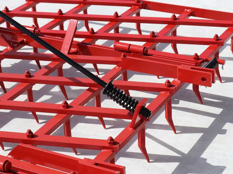 Erpice a denti fissi EPL46 - Serie leggera - Portato/Trainato - 46 denti richiudibile - 225cm