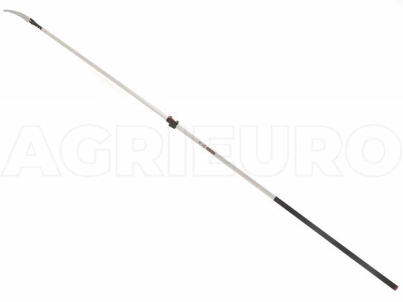 Archman Art. 24+69 - Seghetto curvo da 330 mm su asta telescopica ovale in alluminio da 4 mt