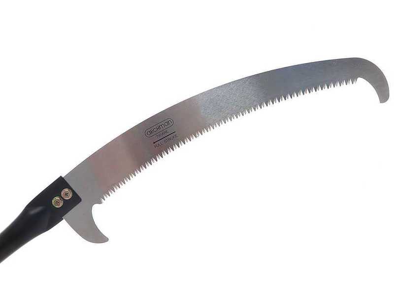 Archman Art. 24+109 - Seghetto curvo da 430 mm su asta telescopica ovale in alluminio da 2 mt