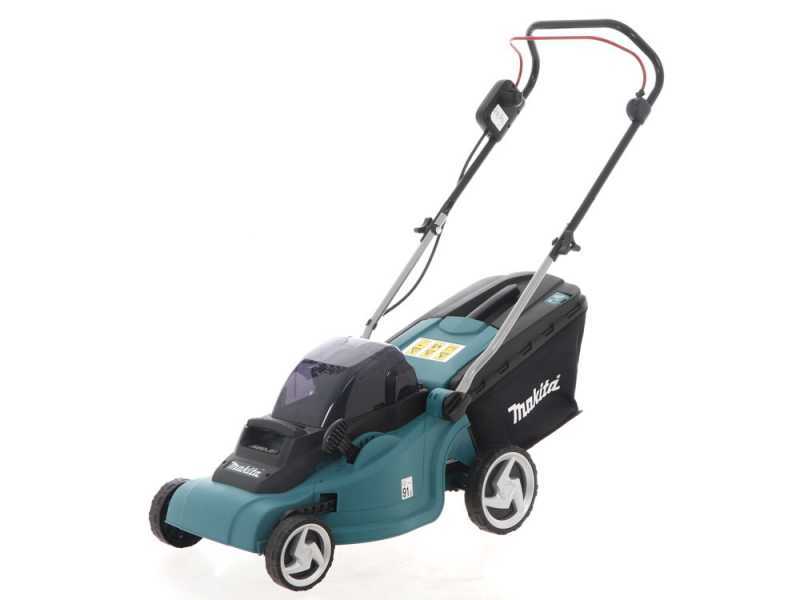 Makita DLM380PM2 - Tagliaerba a batteria - 2x18V/4Ah - Taglio 38 cm