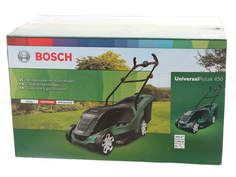 Bosch UniversalRotak 450 - Tagliaerba elettrico - 1300 W - Taglio 35 cm