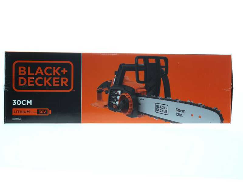 Black and Decker GKC3630L 36v Cordless Chainsaw 300mm