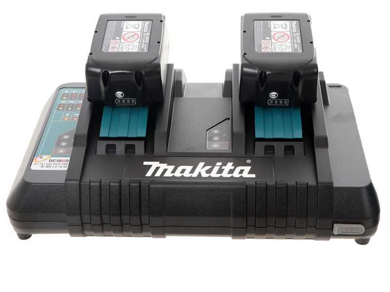 Elettrosega a batteria Makita DUC353Z - 2 batterie da 5Ah 18V e caricabatterie inclusi