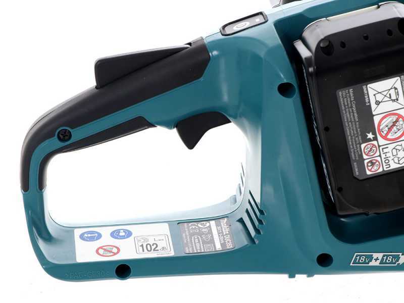 Makita DUC353Z - Elettrosega a batteria - 2 x 18V 5Ah - Lama da 35cm