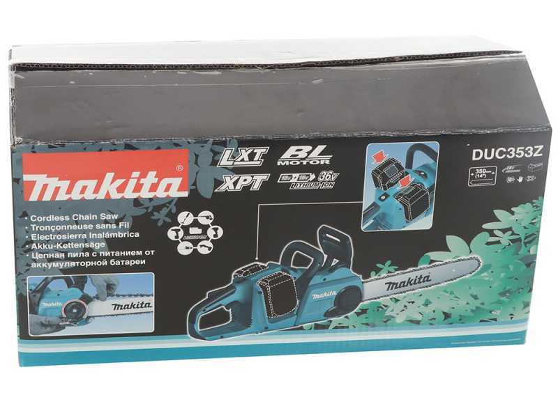 Makita DUC353Z - Elettrosega a batteria - 2 x 18V 5Ah - Lama da 35cm