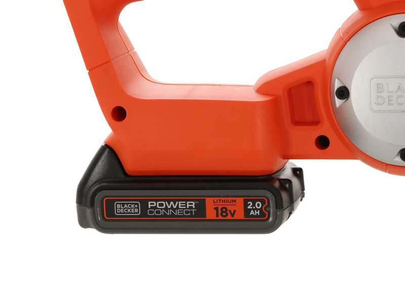 Black &amp; Decker GKC1820L20-QW - Elettrosega a batteria 18V 2Ah + in omaggio batteria 18V 2Ah  - Lama da 35cm