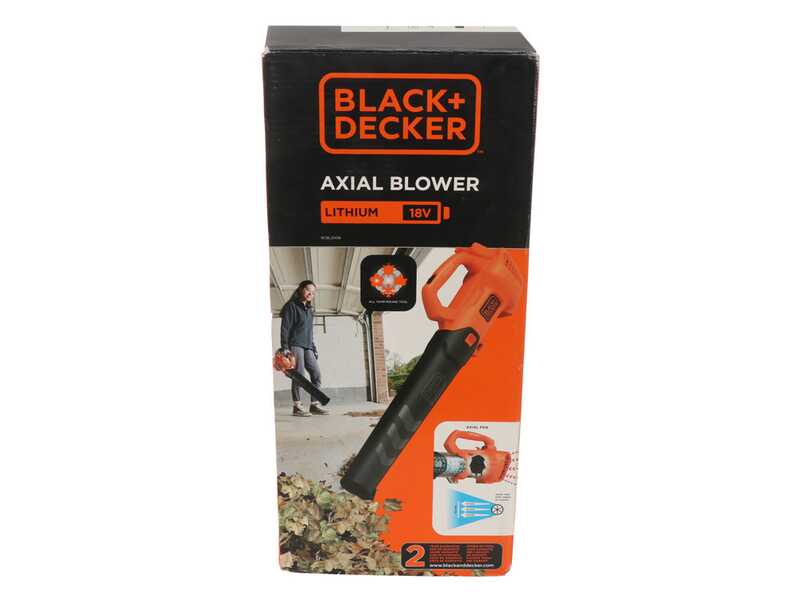 Black &amp; Decker BCBL200L-QW - Soffiatore a batteria 18V 2Ah + in omaggio batteria 18V 2Ah