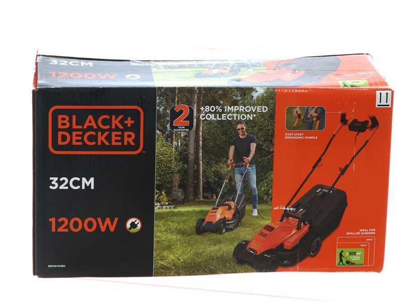 Black &amp; Decker BEMW451BH-QS - Tagliaerba elettrico - 1200 W - Taglio 32 cm