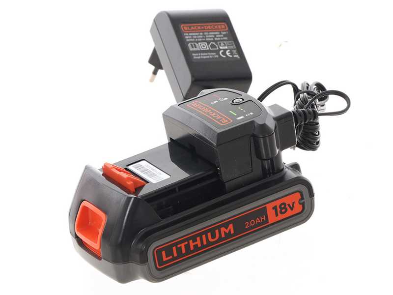 Black &amp; Decker GWC1820PC-QW - Soffiatore a batteria - PowerCommand 18V 2Ah