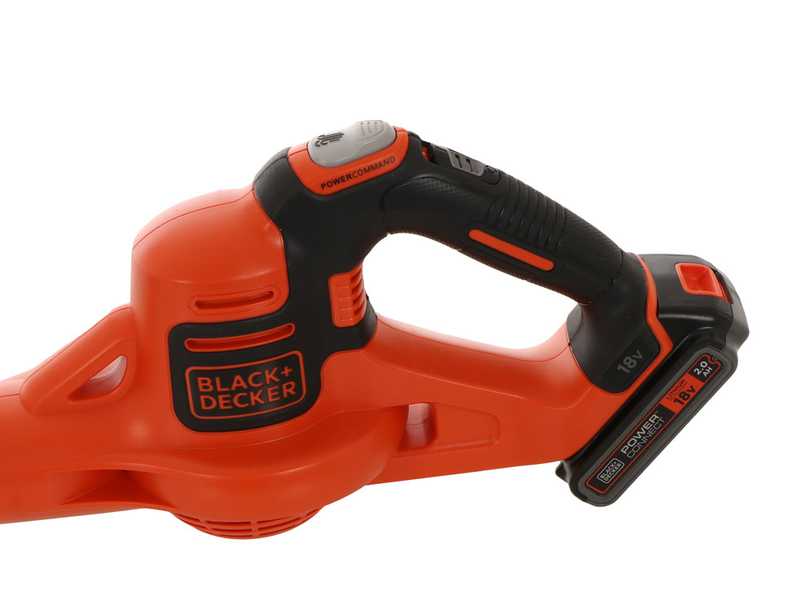 Black &amp; Decker GWC1820PC-QW - Soffiatore a batteria - PowerCommand 18V 2Ah