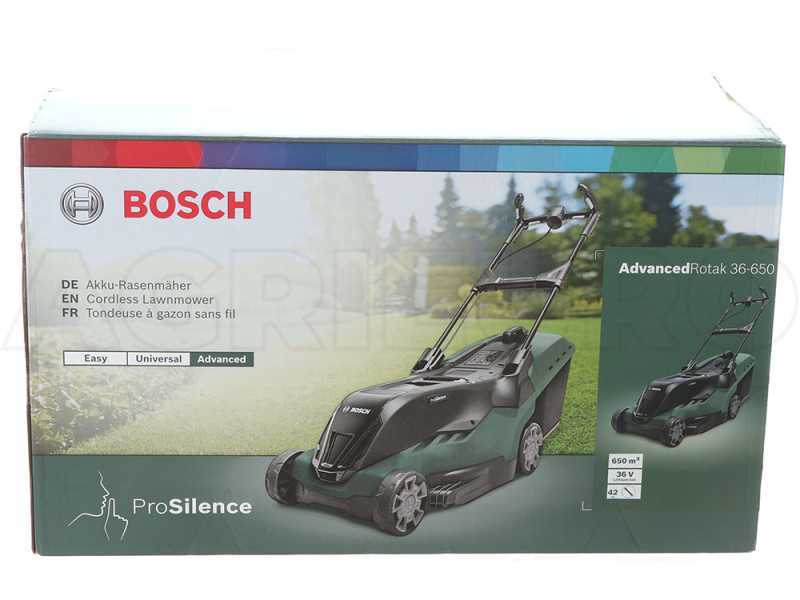 Bosch AdvancedRotak 36-750 - Tagliaerba a batteria - 36V/4Ah - Taglio 46 cm