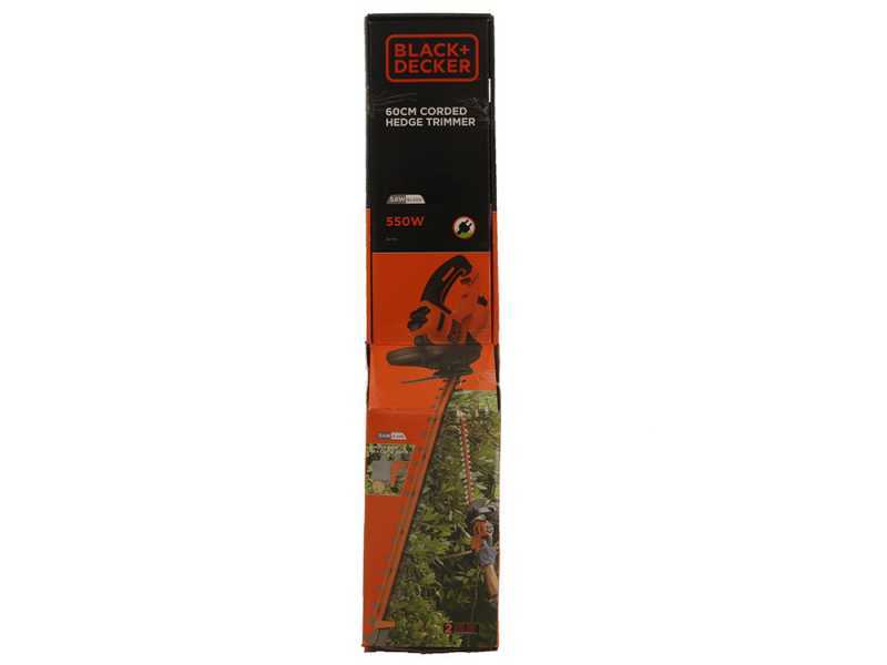 Black &amp; Decker BEHTS451-QS - Tagliasiepi elettrico con lama da 60 cm - 550W