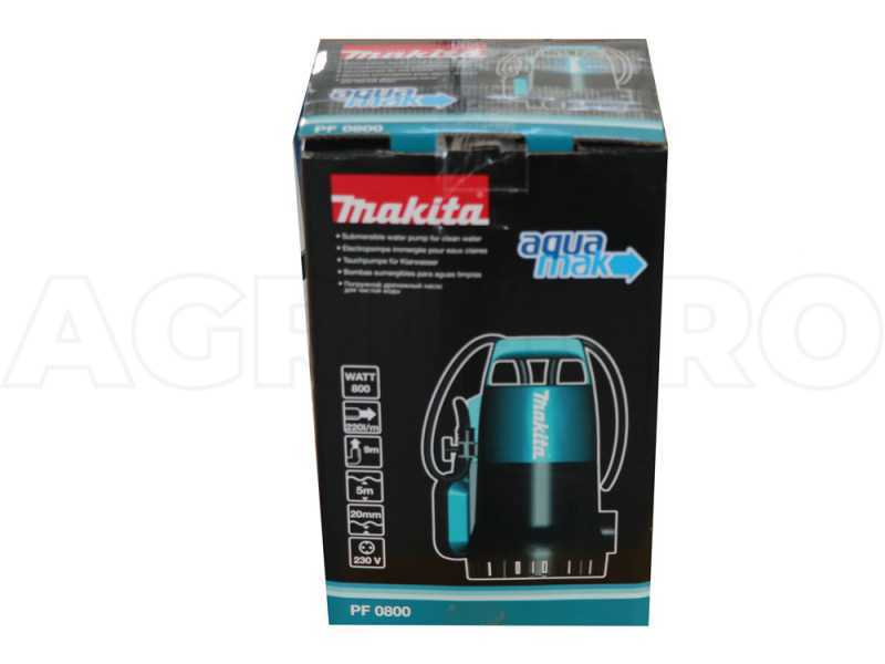 Makita PF0800 - Pompa sommersa elettrica per acque chiare - 800W